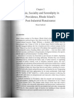 Micah Salkind. “Scale, Sociality and Serendipity in Providence, Rhode Island’s Post-Industrial Renaissance.” Cultural Economies in Post-industrial Cities. Ed. Myrna Breitbart, London: Ashgate. 2013. 33-57.