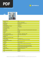 Cap 57200: 5.7 GHZ Advantage Ap: Specifications Sheet Motorola Canopy