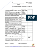 Acuerdos y Compromisos Gabinete Ordinario 16 Octubre 2014 PDF