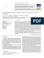 A multidisciplinary study of a natural example of a CO2 geological reservoir in central Italy