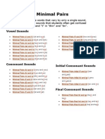 Minimal Pairs