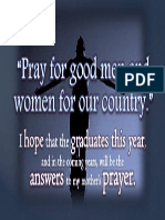 Pray For Good Men and Women For