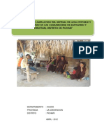 En RequMEJORAMIENTO Y AMPLIACION DEL SISTEMA DE AGUA POTABLE Y ALCANTARILLADO EN LAS COMUNIDADES DE SANTUARIO Y SHIROTIARI, DISTRITO DE PICHARI"i Cimiento