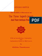  Ratana Sutta (the Three Superb Jewels)