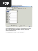 Parametrização IRF SAP