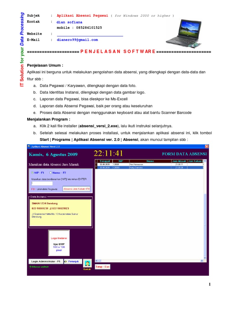 Cara Membuat Aplikasi Absensi Karyawan Dengan Php