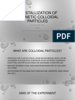 Crystallization of Magnetic Colloidal Particles