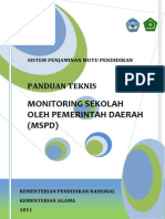 Panduan MSPD (Monitoring Sekolah Oleh Pemerintah Daerah) PDF