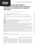 A Prospective Observational Study To