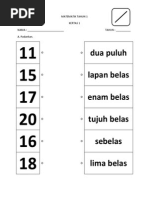 Matematik Tahun 1