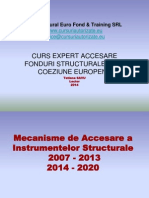 Curs Expert Fonduri Eu - Prezentare Mecanisme de Accesare Fonduri