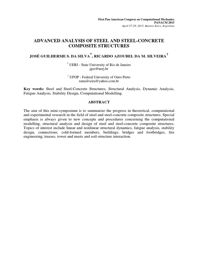 Advanced Analysis of Composite Structures | PDF