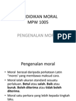 Pendidikan Moral