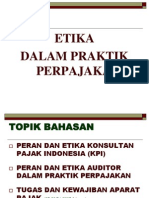Etika Praktik Perpajakan - 2012