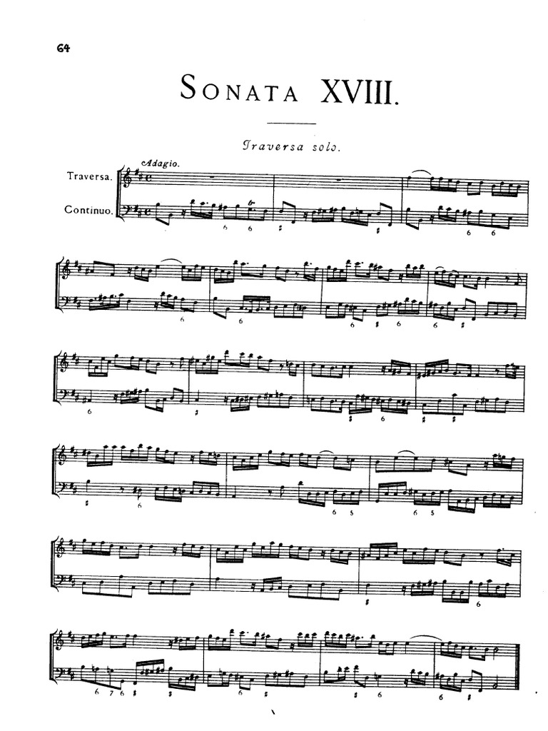 Handel Flute Sonata HWV 376 PDF