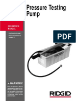 1450 Pressure Test Pump Manual