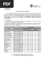 Edital Mudança de Curso