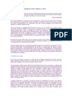 Compreensão Entre o Saber e o Ser (Roberto Crema)