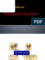 Production Functions