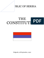 The Constitution of The Republic of Serbia