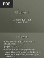 Sections 1.1 - 1.4 Pages 1-40