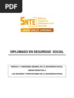 U2 Los Seguros y Prestaciones de la Seguridad Social