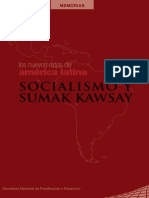 Socialismo y Sumak Kawsay