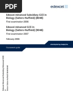 Biology A2 Snab Coursework