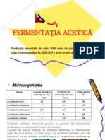 Fermentaţia Acetică