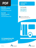 UTS Tech Lab Shuttle Bus Timetable | PDF | Bus | Public Transport