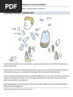 Create a Paper-based Character for Cut-out Animation