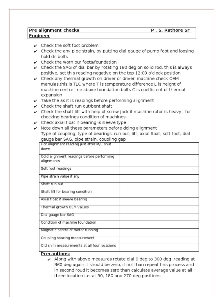 Alignment Tips | PDF