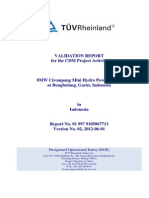 Final Validation Report - 8MW Cirompang Mini Hydro Power Plant