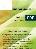 PENYIMPANAN MAKANAN