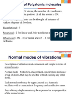 Vibrations and Normal Modes of Polyatomic Molecules