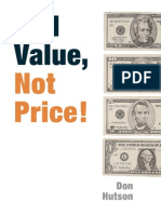 DonHutson Sell Value Not Price