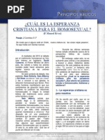 Cual Es La Esperanza Cristiana Para El Homosexual