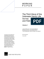 The Third Wave of The Indonesia Family Life Survey (IFLS3) - Strauss Et Al 2000