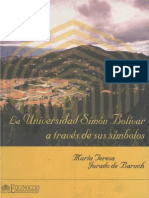 La Universidad Simon Bolivar A Traves de Sus Simbolos
