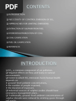 Control of Sulphur Oxides