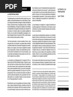 Trotsky La Guerra y La Internacional