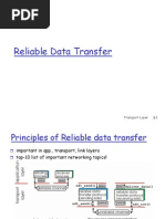 Reliable Data Transfer: Transport Layer 3-1