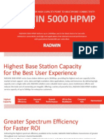 Radwin 5000 HPMP: A Unique Approach For High Capacity Point To Multipoint Connectivity