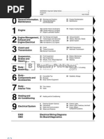 Download Audi TT 2000-2006 Repair Manual - Table of Contents by Bentley Publishers SN25101842 doc pdf