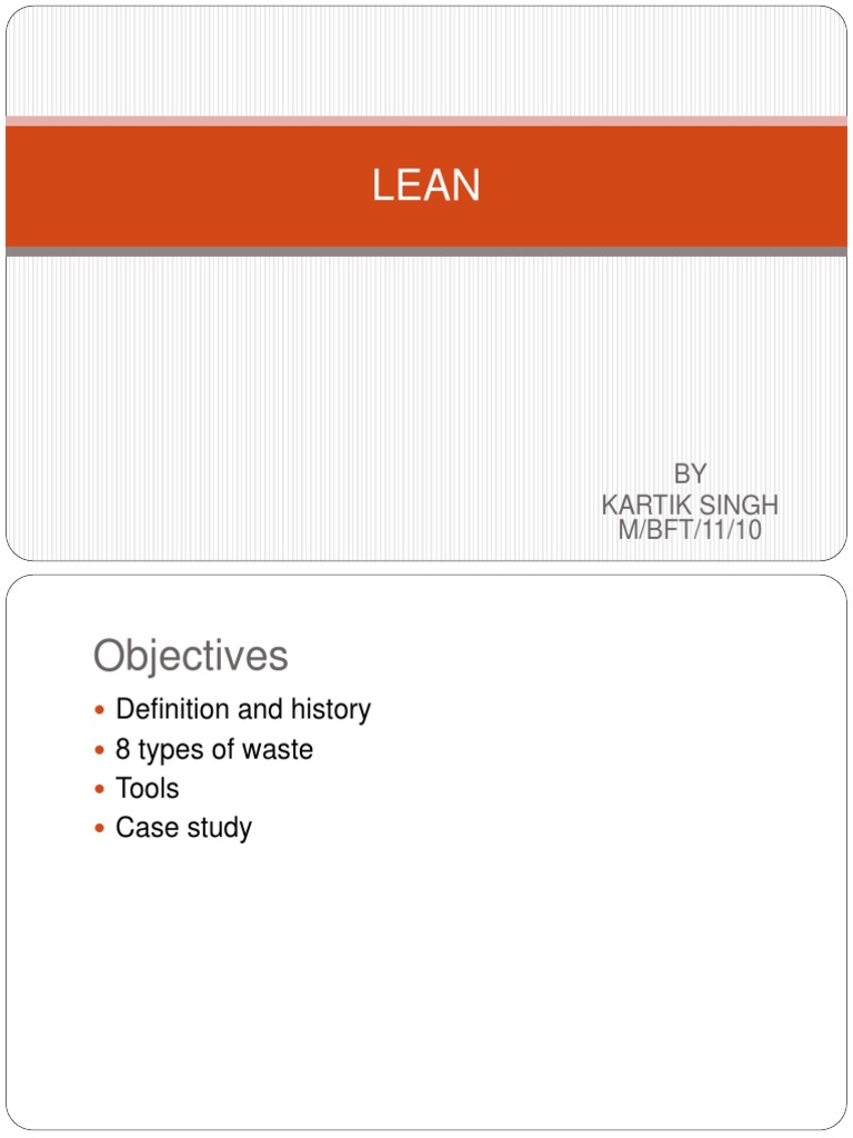 Lean | PDF