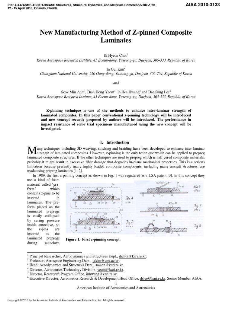 New Z Pinning Method | PDF | Composite Material | Manmade Materials
