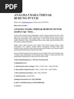 Download Analisa Usaha Ternak Burung Puyuh by Sayid Rizqi Ramdhani SN251025425 doc pdf
