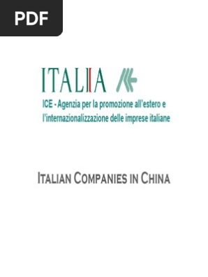 Italian Companies In China Business Nature - 