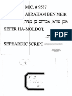 SepherHaMoladot