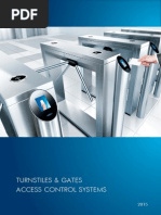 NEW 2015 PERCo Turnstiles and Access Control Systems Catalogue